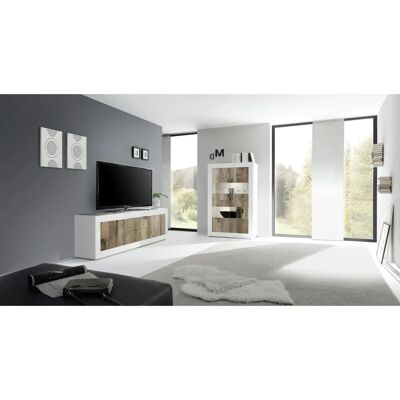 INOSIGN Basic 210cm Weiß Hochglanz TV-Board - Lowboard INOSIGN Basic 210cm Weiß Hochglanz TV-Board - Lowboard
