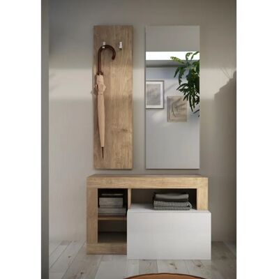 Calicosy Modelo H165 cm - Juego de muebles con espejo y almacenamiento Calicosy Modelo H165 cm - Juego de muebles con espejo y almacenamiento
