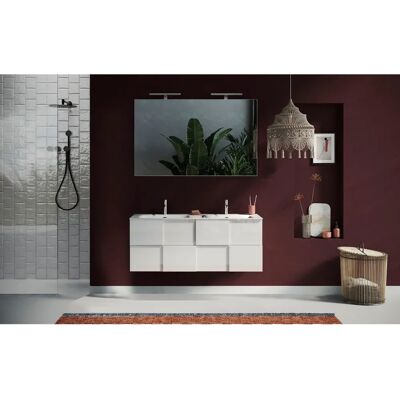 WELLTIME Neutral Rechteckiger Badezimmer Spiegel - Badspiegel WELLTIME Neutral Rechteckiger Badezimmer Spiegel - Badspiegel