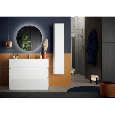 WELLTIME Start 80cm Rechteck Waschtisch - Badmöbel WELLTIME Start 80cm Rechteck Waschtisch - Badmöbel