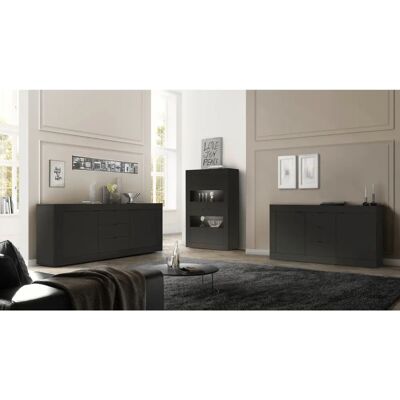 INOSIGN Basic Höhe 162 cm, Standvitrine mit 4 Türen - Metallgriffe INOSIGN Basic Höhe 162 cm, Standvitrine mit 4 Türen - Metallgriffe