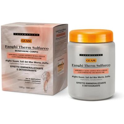 Guam Fanghi Therm Sulfureo 1200g - Impacco Riscaldante Guam Fanghi Therm Sulfureo 1200g - Impacco Riscaldante