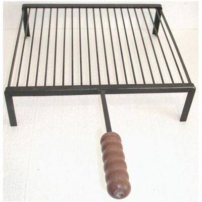 Cruccolini Maremmana Griglia - Ferro battuto e legno - 45x40 cm - Piedini Cruccolini Maremmana Griglia - Ferro battuto e legno - 45x40 cm - Piedini