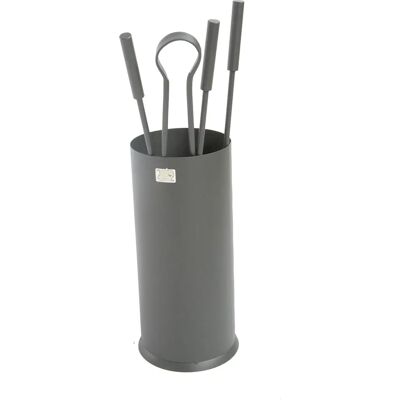 Kit d'accessoires pour cheminée Tecnomat - STYLE GRAFITE en fer forgé - GRAFIT - Publicité Kit d'accessoires pour cheminée Tecnomat - STYLE GRAFITE en fer forgé - GRAFIT - Publicité