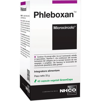 Chiesi farmaceutici NHCO Nutrition -Phleboxan Microcircolo - 42 capsule Chiesi farmaceutici NHCO Nutrition -Phleboxan Microcircolo - 42 capsule