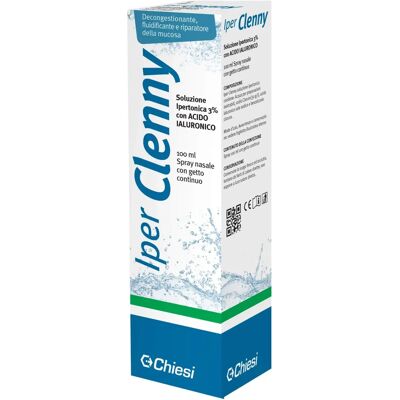 Chiesi Italia Spa Iper Clenny Spray Nasale Ipertonico 3% - Spray nasale per raffreddore & allergie Chiesi Italia Spa Iper Clenny Spray Nasale Ipertonico 3% - Spray nasale per raffreddore & allergie
