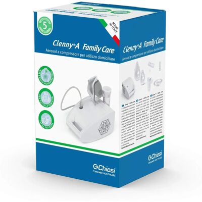 Chiesi Clenny A Family Care Nebulizzatore - Dispositivo respiratorio per tutte le età Chiesi Clenny A Family Care Nebulizzatore - Dispositivo respiratorio per tutte le età