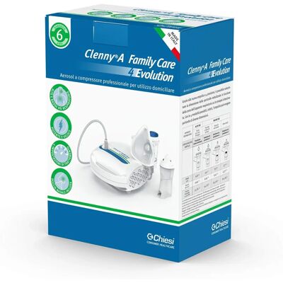 Chiesi Italia Spa Clenny A Family Care 4 Evolution Nebulizzatore - Aerosol respiratorio Chiesi Italia Spa Clenny A Family Care 4 Evolution Nebulizzatore - Aerosol respiratorio