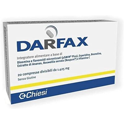 Chiesi Darfax Integratore Microcircolo - Articolazioni, Benessere Gambe Chiesi Darfax Integratore Microcircolo - Articolazioni, Benessere Gambe