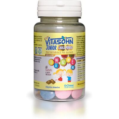 Chiesi Vitasohn Junior Choco Power - Integratore Multivitaminico Bambini Chiesi Vitasohn Junior Choco Power - Integratore Multivitaminico Bambini