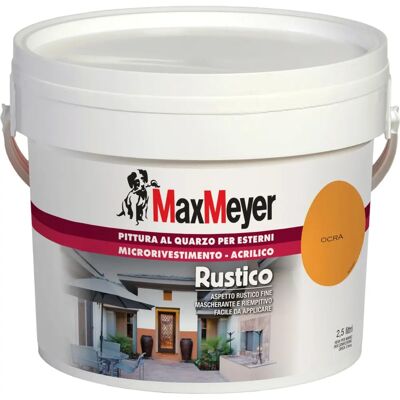 MAXMEYER - Pittura quarzo rustico esterno - Ocra - Vernice MAXMEYER - Pittura quarzo rustico esterno - Ocra - Vernice