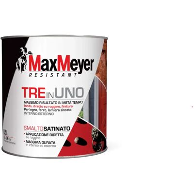MaxMeyer Smalto Antiruggine Satinato 0,5L - Vernice MaxMeyer Smalto Antiruggine Satinato 0,5L - Vernice