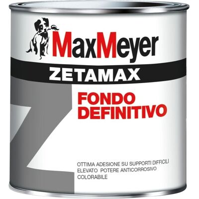 Max Meyer Zetamax Fondo Bianco - Adesione Universale, Antiruggine, Interni/Esterni Max Meyer Zetamax Fondo Bianco - Adesione Universale, Antiruggine, Interni/Esterni