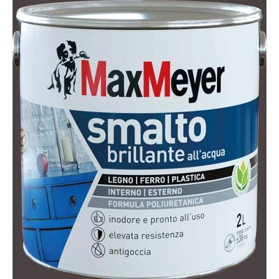 MaxMeyer Smalto poliuretanico a base d'acqua Marrone - Vernice MaxMeyer Smalto poliuretanico a base d'acqua Marrone - Vernice