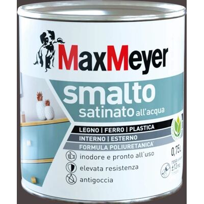 Smaltatura Satinata ad Acqua MAXMEYER - Interni/Esterni - 0,75L Smaltatura Satinata ad Acqua MAXMEYER - Interni/Esterni - 0,75L