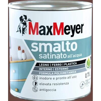 Max Meyer - Smalto satinato ad acqua - Cioccolato - 0,75L Max Meyer - Smalto satinato ad acqua - Cioccolato - 0,75L