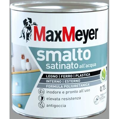 MAXMEYER Smalto Satinato ad Acqua - Finitura Satinata a Base d'Acqua MAXMEYER Smalto Satinato ad Acqua - Finitura Satinata a Base d'Acqua