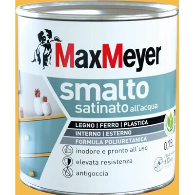 MAX MEYER Giallo estate Vernice satinata ad acqua - Vernice MAX MEYER Giallo estate Vernice satinata ad acqua - Vernice