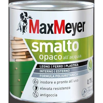 MAX MEYER Vernice Opaca ad Acqua Marrone - Vernice MAX MEYER Vernice Opaca ad Acqua Marrone - Vernice