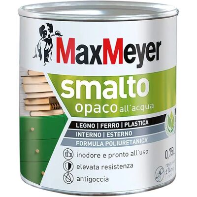 Max Meyer Grigio Fumo Smalto Opaco ad Acqua - Interno/Esterno Max Meyer Grigio Fumo Smalto Opaco ad Acqua - Interno/Esterno