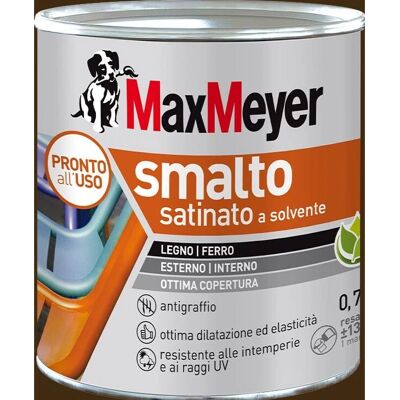 MaxMeyer Smalto Satinato a Solvente Testa di Moro - Vernice MaxMeyer Smalto Satinato a Solvente Testa di Moro - Vernice