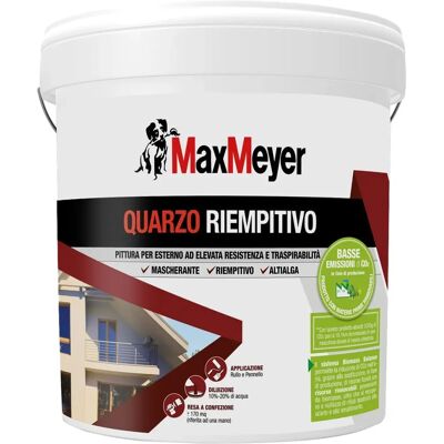 MaxMeyer Riempitivo quarzo bianco traspirante per esterni - Vernice esterna MaxMeyer Riempitivo quarzo bianco traspirante per esterni - Vernice esterna