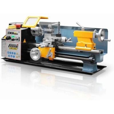 Femi ML350 Torno para metais - Controle de velocidade digital, Ø180mm Femi ML350 Torno para metais - Controle de velocidade digital, Ø180mm
