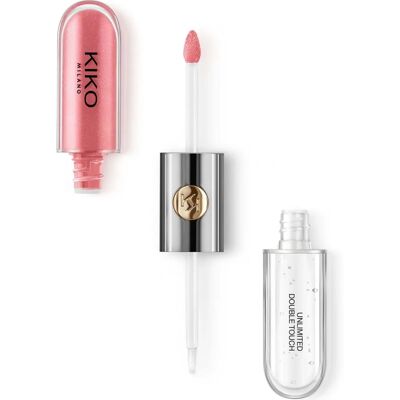 KIKO Milano Unlimited Double Touch Satin Peach Rose Płynna szminka - Długotrwała KIKO Milano Unlimited Double Touch Satin Peach Rose Płynna szminka - Długotrwała