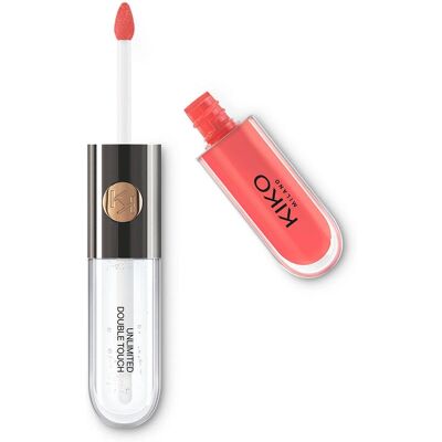 KIKO Milano Unlimited Double Touch Satin Coral Szminka - Długotrwała płynna szminka KIKO Milano Unlimited Double Touch Satin Coral Szminka - Długotrwała płynna szminka