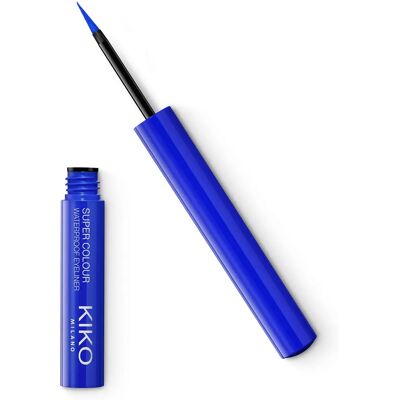 KIKO Milano Super Colour Waterproof Eyeliner 06 Azul - Delineador KIKO Milano Super Colour Waterproof Eyeliner 06 Azul - Delineador