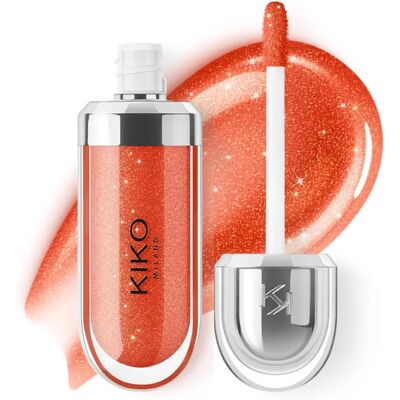 KIKO Milano 3D Hydra Lipgloss - Pearly Blood Orange - Lucidalabbra KIKO Milano 3D Hydra Lipgloss - Pearly Blood Orange - Lucidalabbra