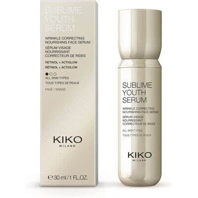 KIKO MILANO Kiko Milano Sérum Juventud Sublime - Corrige arrugas, Iluminador, 30ml KIKO MILANO Kiko Milano Sérum Juventud Sublime - Corrige arrugas, Iluminador, 30ml