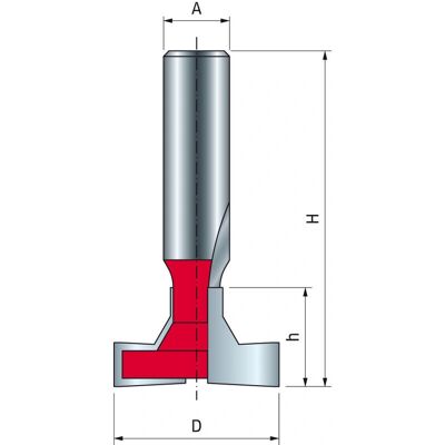 Freud Modelo F03FR02012 T-bit - Ø28,58, 12 piezas Freud Modelo F03FR02012 T-bit - Ø28,58, 12 piezas