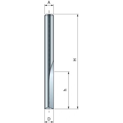 Broca Doble de Cola de Pato - Ø6mm - Compatible con CNC y fresadoras manuales Broca Doble de Cola de Pato - Ø6mm - Compatible con CNC y fresadoras manuales
