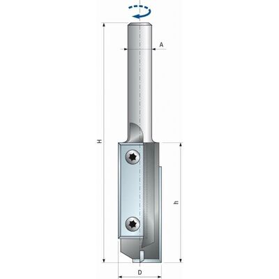 Freud Modell Fresa 16mm - CNC & Konventionell - Wendbare Inserts - Fräser Freud Modell Fresa 16mm - CNC & Konventionell - Wendbare Inserts - Fräser