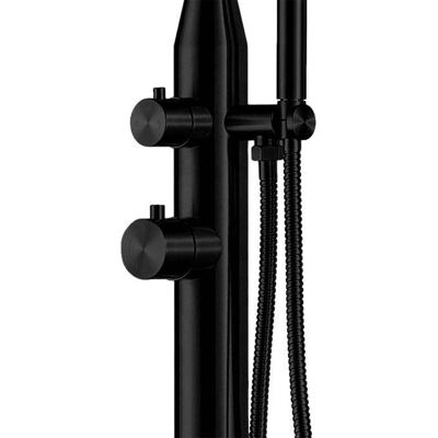 SINED Außendusche - Italienisches Design - Edelstahl, Schwarz SINED Außendusche - Italienisches Design - Edelstahl, Schwarz