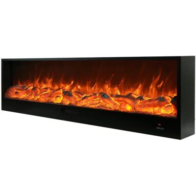 Chimenea eléctrica Sined Amiata 180 - Llama LED, Mando Chimenea eléctrica Sined Amiata 180 - Llama LED, Mando