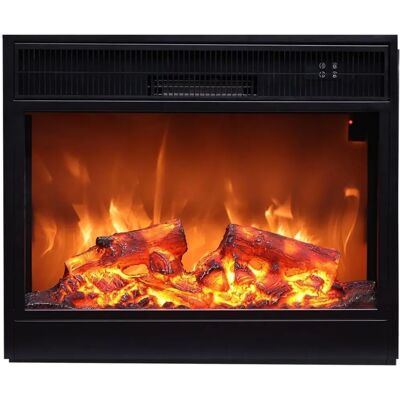 SINED - Panarea - 1500W - Negro - Inserto de chimenea eléctrica SINED - Panarea - 1500W - Negro - Inserto de chimenea eléctrica