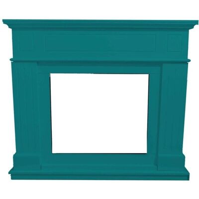 Marco de Chimenea Pienza Azul Turquesa - Tipo de Chimenea Marco de Chimenea Pienza Azul Turquesa - Tipo de Chimenea