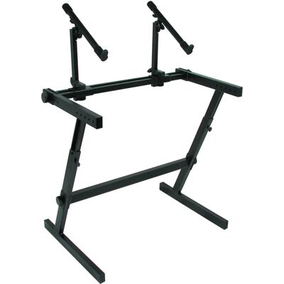 Quik Lok Z-726 Verstelbaar Keyboard Standaard - Dubbel Laag Quik Lok Z-726 Verstelbaar Keyboard Standaard - Dubbel Laag