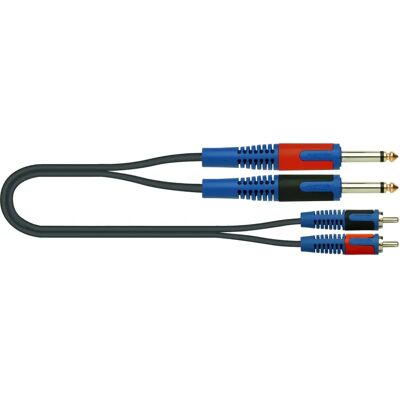 Quik Lok RKSA / 130-2 2m Mono Jack zu RCA Kabel - Audiokabel Quik Lok RKSA / 130-2 2m Mono Jack zu RCA Kabel - Audiokabel