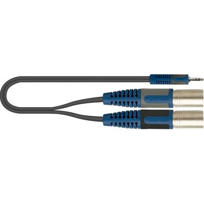 QUIK-LOK RKSA/192-5 Audiokabel - 5m - Schwarz QUIK-LOK RKSA/192-5 Audiokabel - 5m - Schwarz