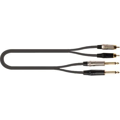Cavo Audio QuikLok 2RCA Mono Jack - 3M Cavo Audio QuikLok 2RCA Mono Jack - 3M