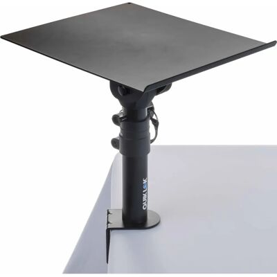 Stojak na głośniki monitorowe Quiklok - Regulowana wysokość, Stal, Klamra, 20kg Stojak na głośniki monitorowe Quiklok - Regulowana wysokość, Stal, Klamra, 20kg
