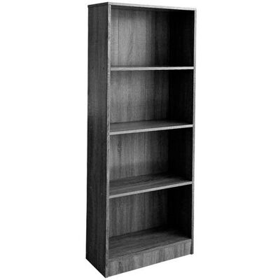 Webmarketpoint Estantería de oficina gris de pared - Librería Webmarketpoint Estantería de oficina gris de pared - Librería