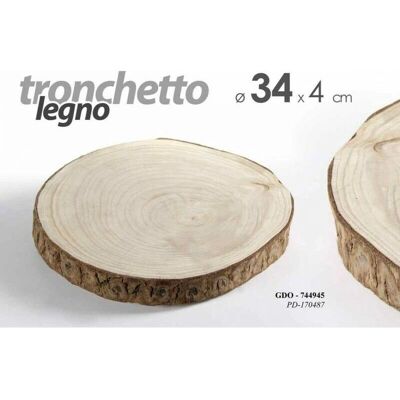 Webmarketpoint - Tronco 34 cm - Legno - Decorativa - Vassoio decorativo Webmarketpoint - Tronco 34 cm - Legno - Decorativa - Vassoio decorativo