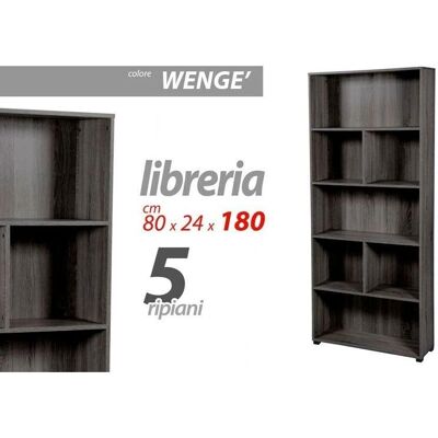 Webmarketpoint Mensola da Parete - 5 Ripiani - Legno in Melaminico - Elegante e Facile da Montare - Mensola da Parete Webmarketpoint Mensola da Parete - 5 Ripiani - Legno in Melaminico - Elegante e Facile da Montare - Mensola da Parete