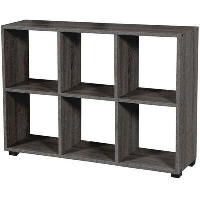 Iperbriko Sei Cubi Estantería rectangular - Libreria divisoria 6 cubos - 90x24x60 cm Iperbriko Sei Cubi Estantería rectangular - Libreria divisoria 6 cubos - 90x24x60 cm