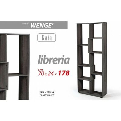 Iperbriko - Libreria irregolare 70x24x178cm - Grigio Iperbriko - Libreria irregolare 70x24x178cm - Grigio