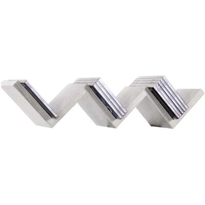Mensola Zig Zag Bianca GICOS 3 Ripiani Design Moderno Mensola Zig Zag Bianca GICOS 3 Ripiani Design Moderno